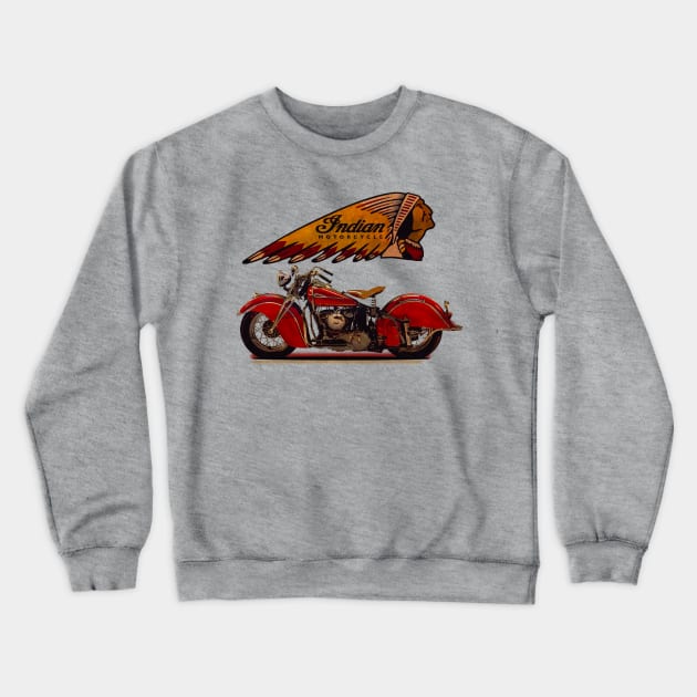 Indian Chief Crewneck Sweatshirt by Midcenturydave